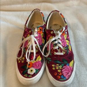 Keds and Rifle Paper Floral Canvas Sneakers